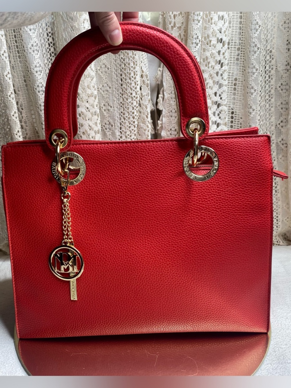 Badgley Mischka Red Purse